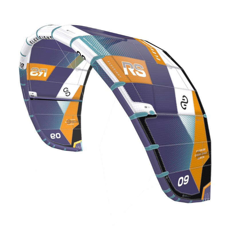 Load image into Gallery viewer, Green Hat Kiteboarding- Eleveight RS V9-Purple-Right Leading Edge View