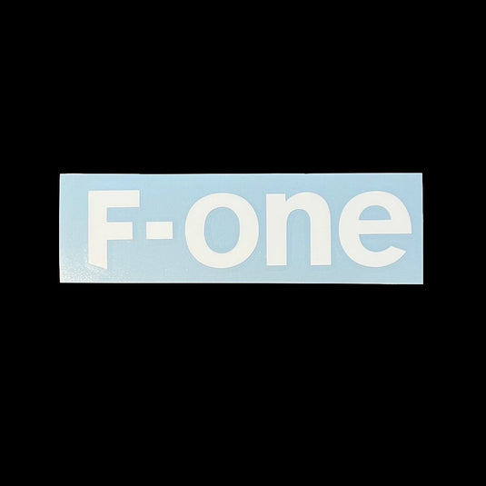 F-One Decal White