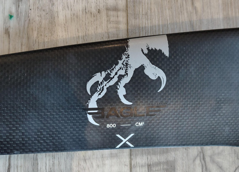Load image into Gallery viewer, Green Hat Kiteboarding-F-One Eagle X800 Full Foil-Eagle X 800 Foil with 85cm HM Mast-Bottom View of Front Wing Specs