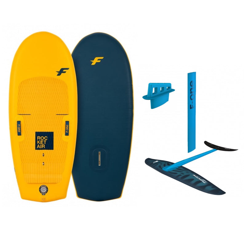 Load image into Gallery viewer, F-One Rocket Air V2 5'4" Tuttle Foilboard Complete with Phantom FCT Foil USED