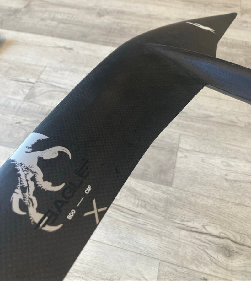 Load image into Gallery viewer, Green Hat Kiteboarding-F-One Eagle X 800 UHM Carbon Plane USED-Top Left FW View