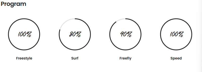 Load image into Gallery viewer, Green Hat Kiteboarding-F-One Strike V4 Wing-Program Chart