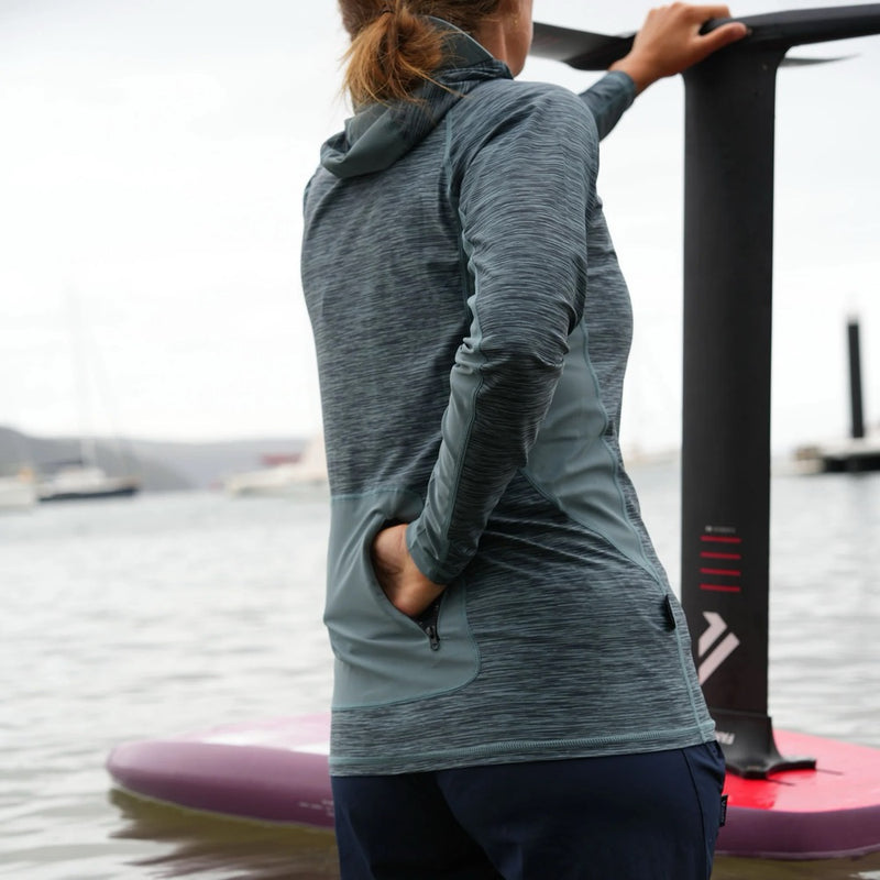 Load image into Gallery viewer, Vaikobi Hooded UV Long Sleeve Rash Top