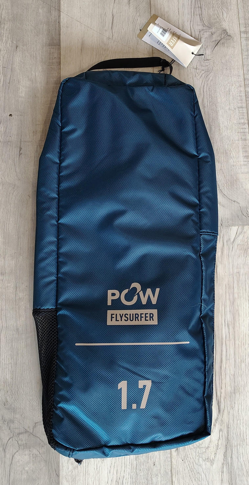 Load image into Gallery viewer, Green Hat Kiteboarding-Flysurfer POW 1.7M USED-Close Up View of Parawing Bag