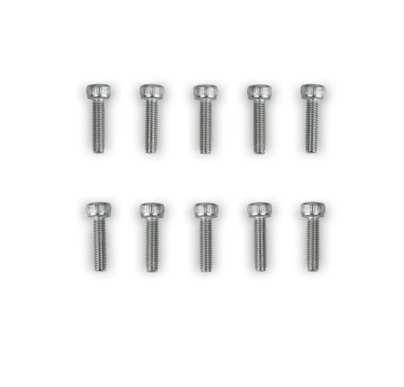 Load image into Gallery viewer, Green Hat Kiteboarding-Foil Drive Spare Motor & Puck Bolts (M3x12mm)-Top View of 10 Bolts on a White Background