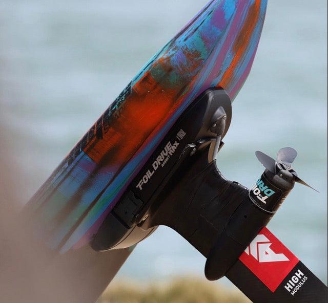Load image into Gallery viewer, Foil Drive Assist Max Base Kit-Installed on a Foil Mast