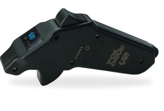 Load image into Gallery viewer, Green Hat Kiteboarding-Foil Drive Throttle Controller-Top Left Side View with Display
