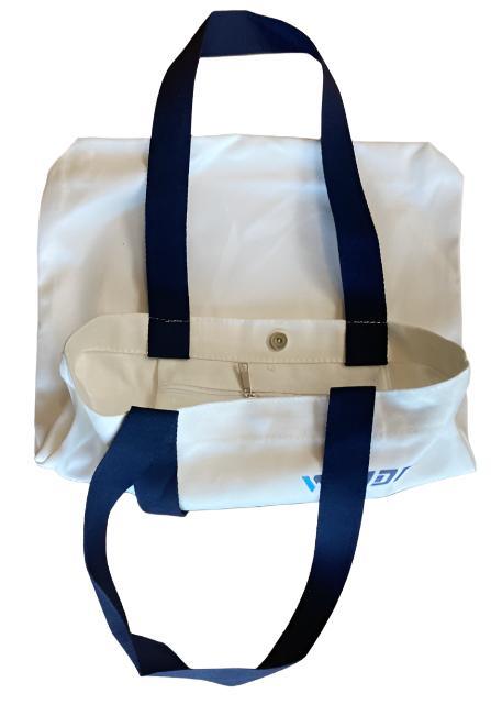 Load image into Gallery viewer, Green Hat Kiteboarding-Waydoo Tote Bag-Inside Pocket View