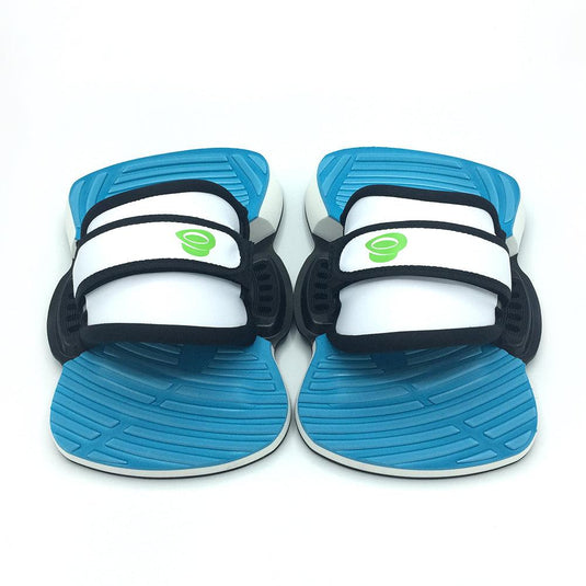 Green Hat kiteboarding White/Blue 1S Bindings