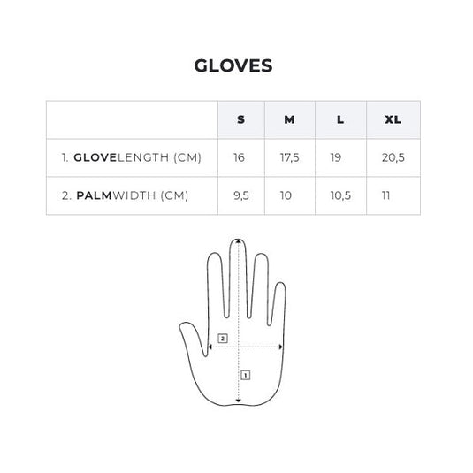 Manera Glove Size Chart