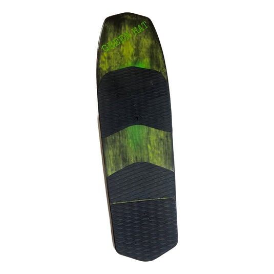 Green Hat Carbon Plate Mount Foilboard package