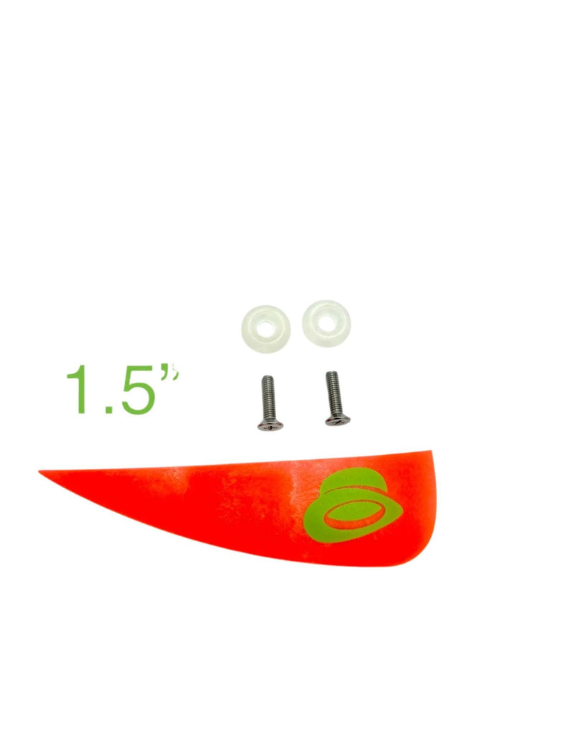Load image into Gallery viewer, Green Hat Fins 1.5 orange
