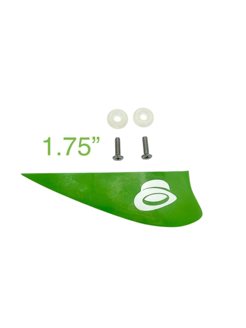 Load image into Gallery viewer, Green Hat fin 1.75 Green