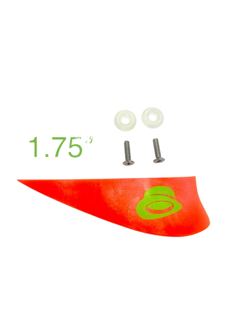 Load image into Gallery viewer, Green Hat fin 1.75 Orange