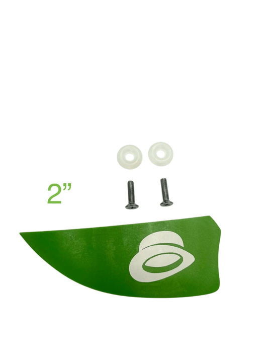 Green Hat fin 2" Green