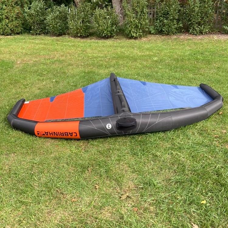Load image into Gallery viewer, 2022 Cabrinha :02 Mantis 3m Windows Wing: a kite on the grass