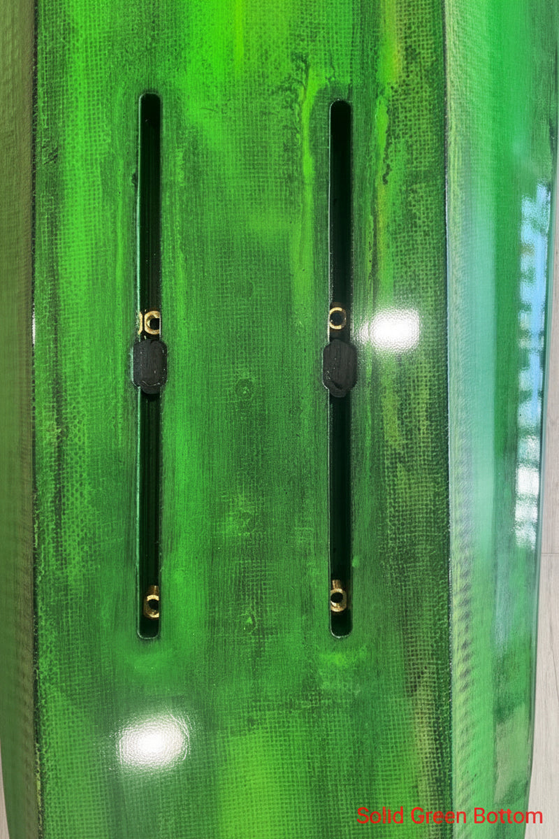 Load image into Gallery viewer, Green Hat Carbon Plate Mount Foil board