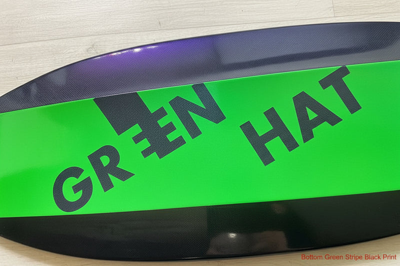 Load image into Gallery viewer, Green Hat Carbon Plate Mount Glitter Foilboard