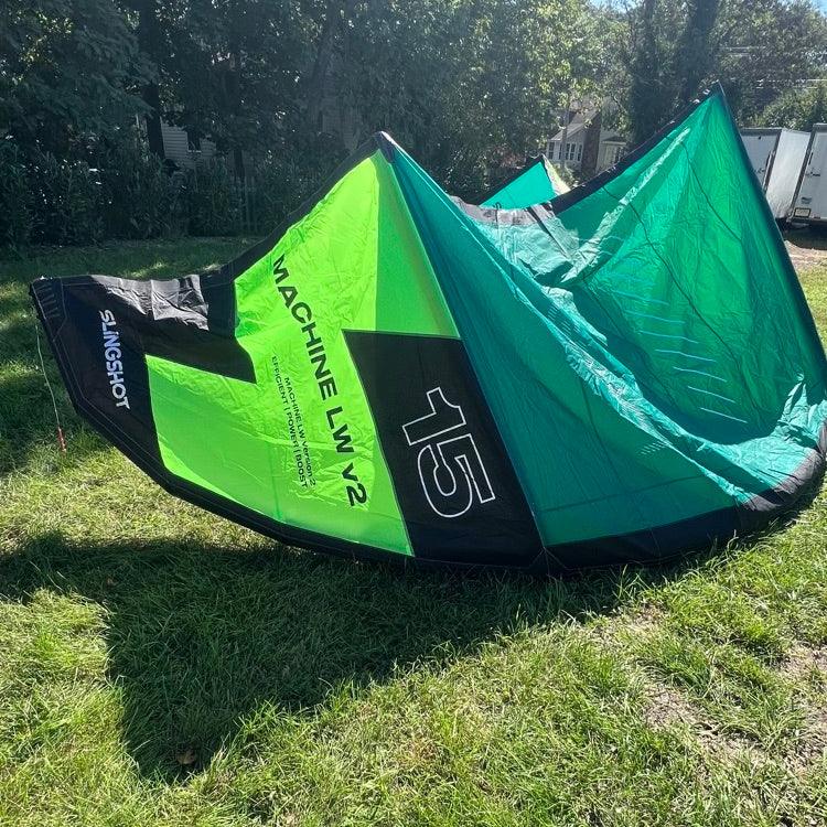 Load image into Gallery viewer, Slingshot Machine LW 15m Lightwind Kiteboarding Kite USED