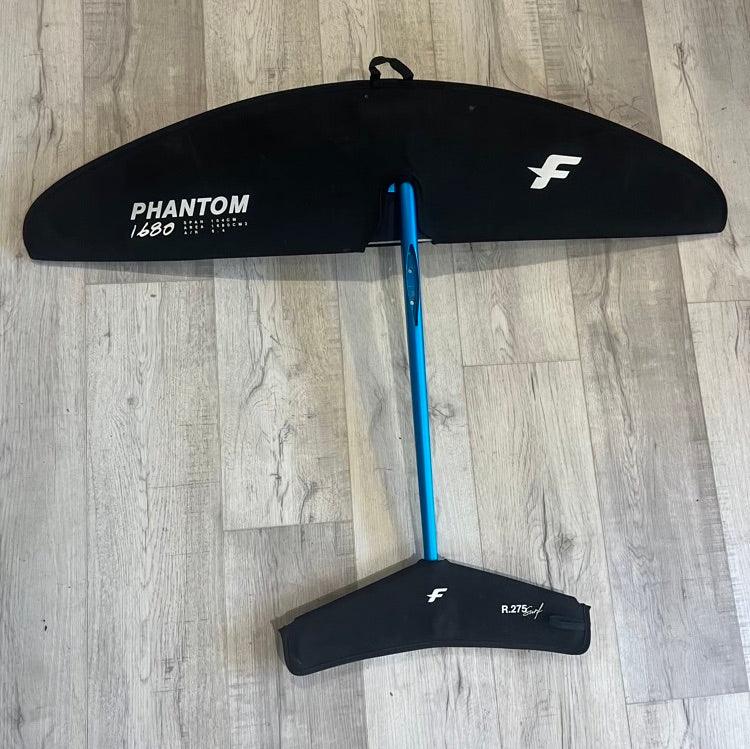 Load image into Gallery viewer, F-One Phantom FCT 1680 Complete Foil with 75cm Alu Mast USED