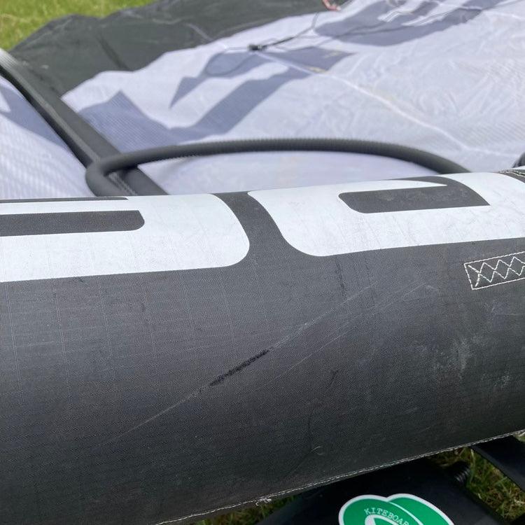 Load image into Gallery viewer, Green Hat Kiteboarding-Core XR8 17m Kite USED-Leading Edge Scrapes View