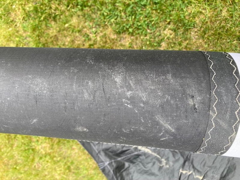 Load image into Gallery viewer, Green Hat Kiteboarding-Core XR8 17m Kite USED-Leading Edge Scrapes Close Up