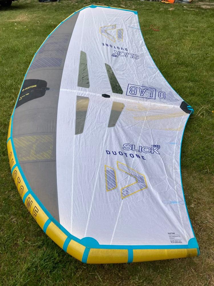 Load image into Gallery viewer, 2023 Duotone Slick D/Lab 6m Foil Wing w/ Miniboom Platinum SLS USED