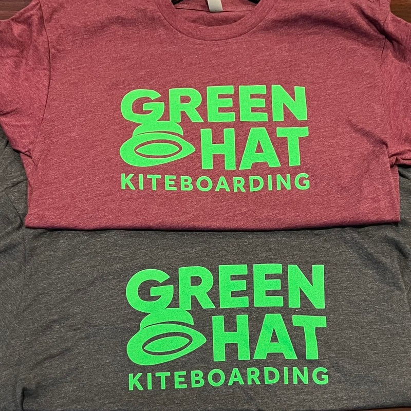 Load image into Gallery viewer, Green Hat Kiteboarding T-Shirt

