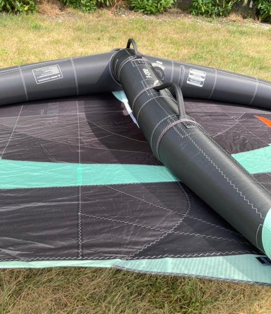 Load image into Gallery viewer, Green Hat Kiteboarding-F-One Strike V3 Wing USED-Strut/Handle Left View