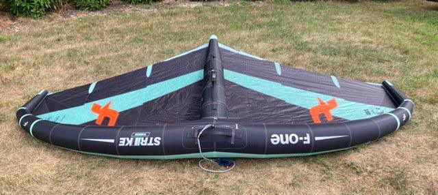 Load image into Gallery viewer, Green Hat Kiteboarding-F-One Strike V3 Wing USED-Upside Down Leading Edge View