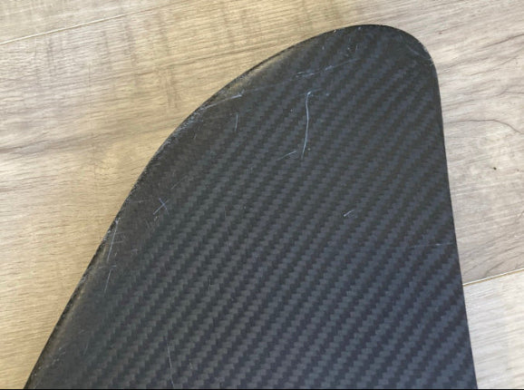 Load image into Gallery viewer, Green Hat Kiteboarding-Waydoo Flyer One+ Explorer Front Wing USED-Wing Tip Close Up View Scrapes