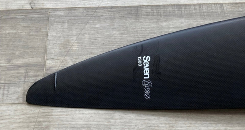 Load image into Gallery viewer, Green Hat Kiteboarding-F-One Seven Seas 1300 Foil Plane USED-Top View Left Wing Tip