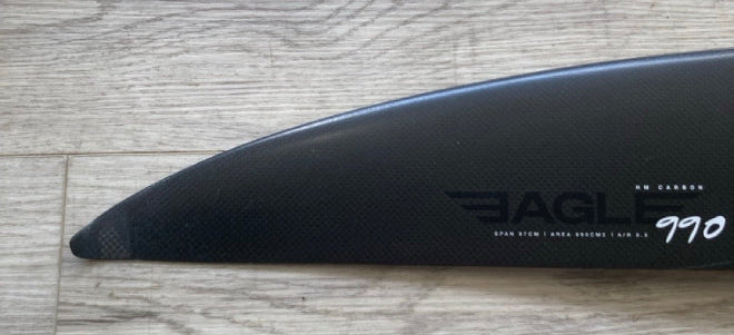 Load image into Gallery viewer, Green Hat Kiteboarding-F-One Eagle 990 Plane USED-Top View of Left Wing Tip