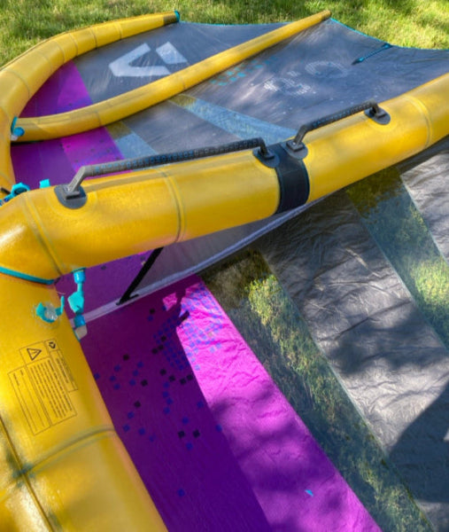 Green Hat Kiteboarding-2025 Duotone Ventis DLAB 8m USED-Handle & Boom View