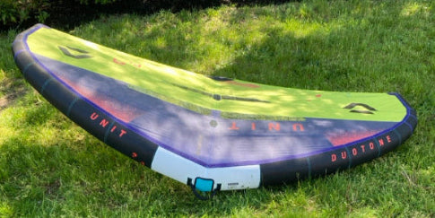 Load image into Gallery viewer, Green Hat Kiteboarding-2025 Duotone UNIT DLAB 3m USED-Leading Edge Top View