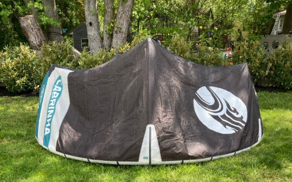 Load image into Gallery viewer, Green Hat Kiteboarding-2024 Cabrinha Moto X APEX Kite 9M USED-Leading Edge View Without Bag
