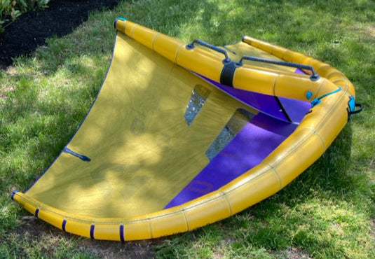 Green Hat Kiteboarding-2024 Duotone Unit D/LAB 5m Wing USED-Inside Right Wing Tip View