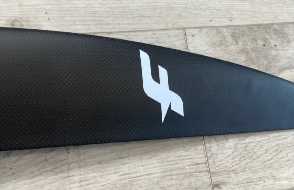 Load image into Gallery viewer, Green Hat Kiteboarding-F-One 690 Eagle Plane USED with XS Fuse & 145 DW Stab-Top View of Right Wing