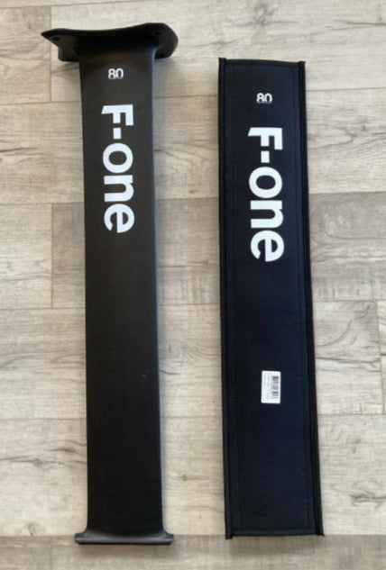 Load image into Gallery viewer, Green Hat Kiteboarding-F-One 80cm Carbon Mast USED-Left Profile View With Cover