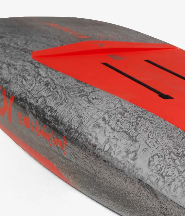 Load image into Gallery viewer, Green Hat Kiteboarding-KT Ginxu Dragonfly 3 Carbon Foilboard-Ginxu Deck Cut Out Close Up
