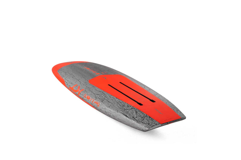 Load image into Gallery viewer, Green Hat Kiteboarding-KT Super K2 Carbon-Bottom View on a White Background