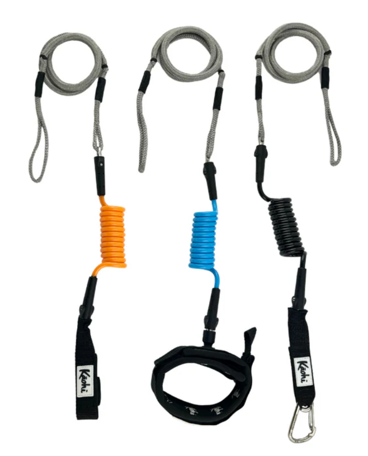 Load image into Gallery viewer, Green Hat Kiteboarding-Kaohi INVIZ Leash-Hybrid-All Colors and Connection Options