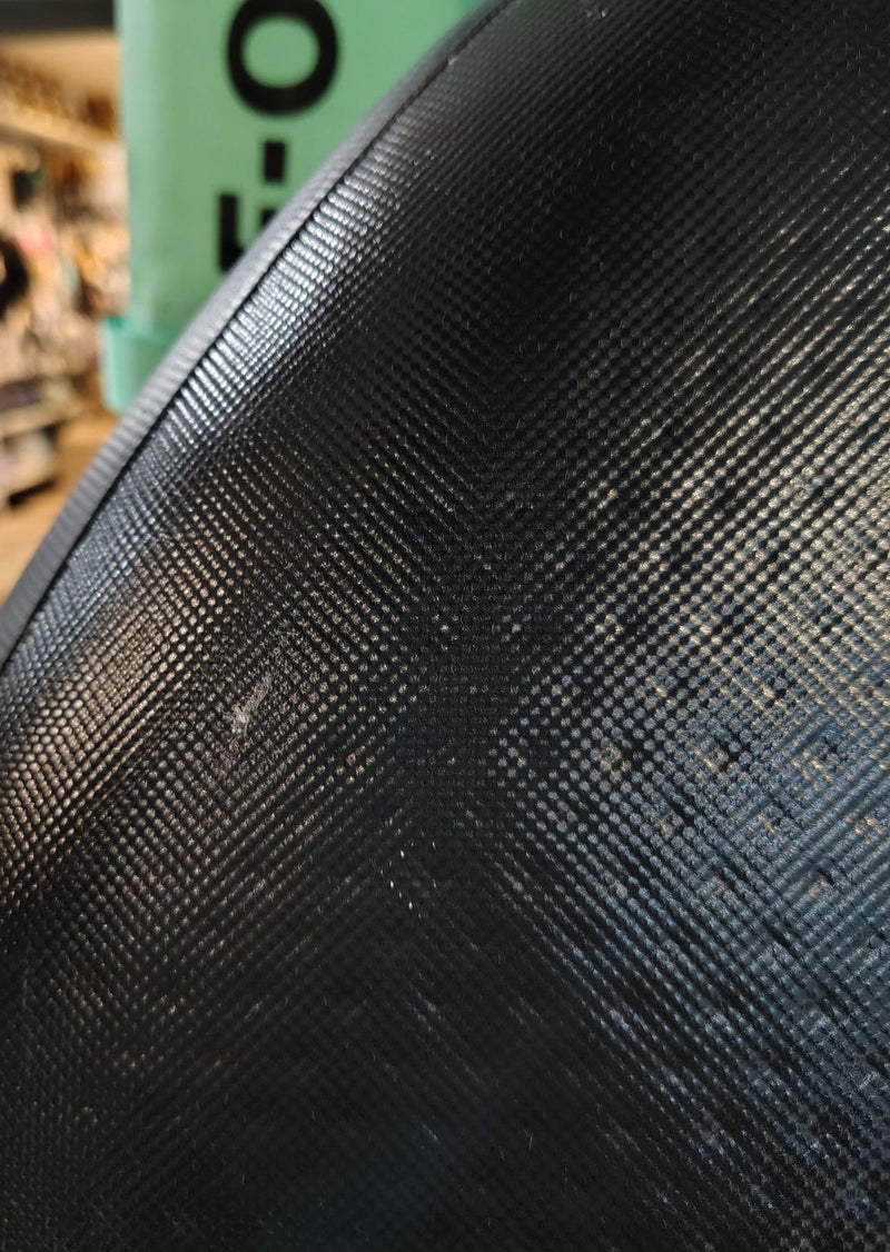 Load image into Gallery viewer, Green Hat Kiteboarding-Lahoma WindHawk 5'1 Wing Board USED- Close Up View of Scratch