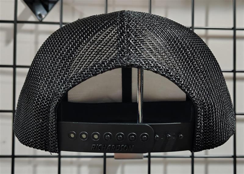 Load image into Gallery viewer, Green Hat Kiteboarding-Lift Foils Original Trucker Hat-Olive Green-Back View of cap snapback on a grid background