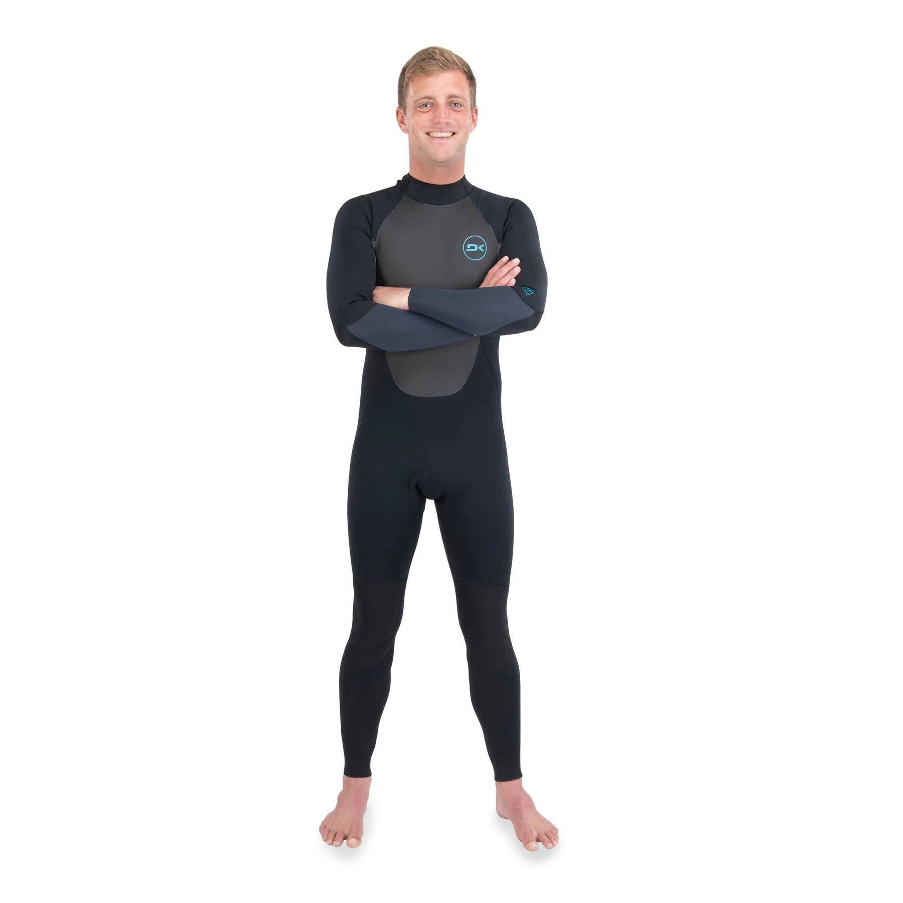 DAKINE QUANTUM フルスーツ ウエットスーツ　ブラック/グレー MensQuantumBackZipFullSuit543m