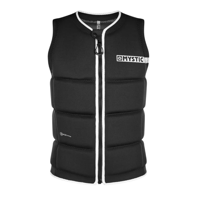 Load image into Gallery viewer, Mystic Brand Front-Zip Wake Impact Vest Black