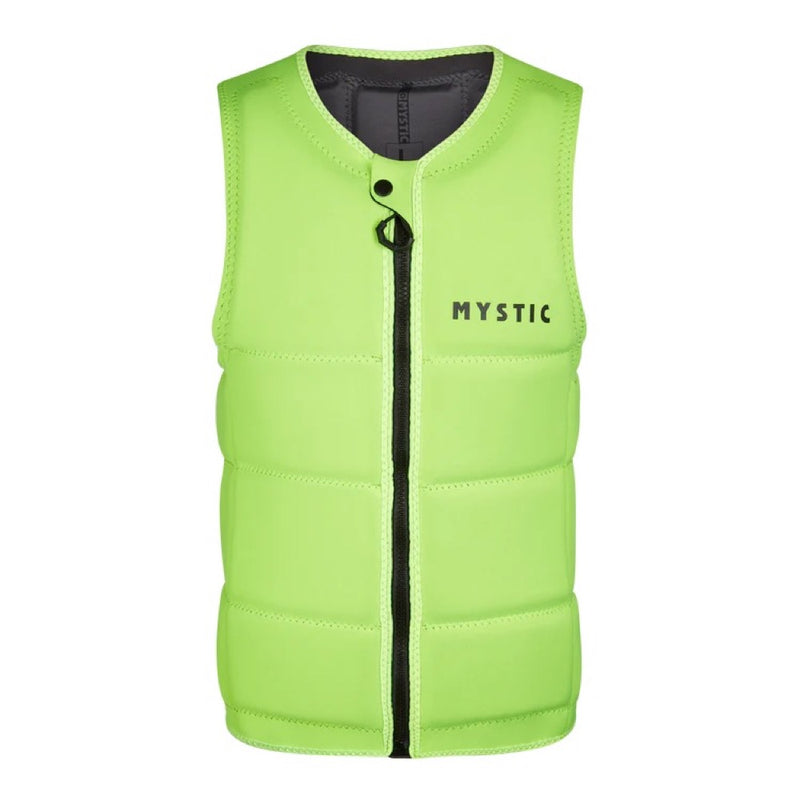Load image into Gallery viewer, Mystic Brand Front-Zip Wake Impact Vest Flash Yellow