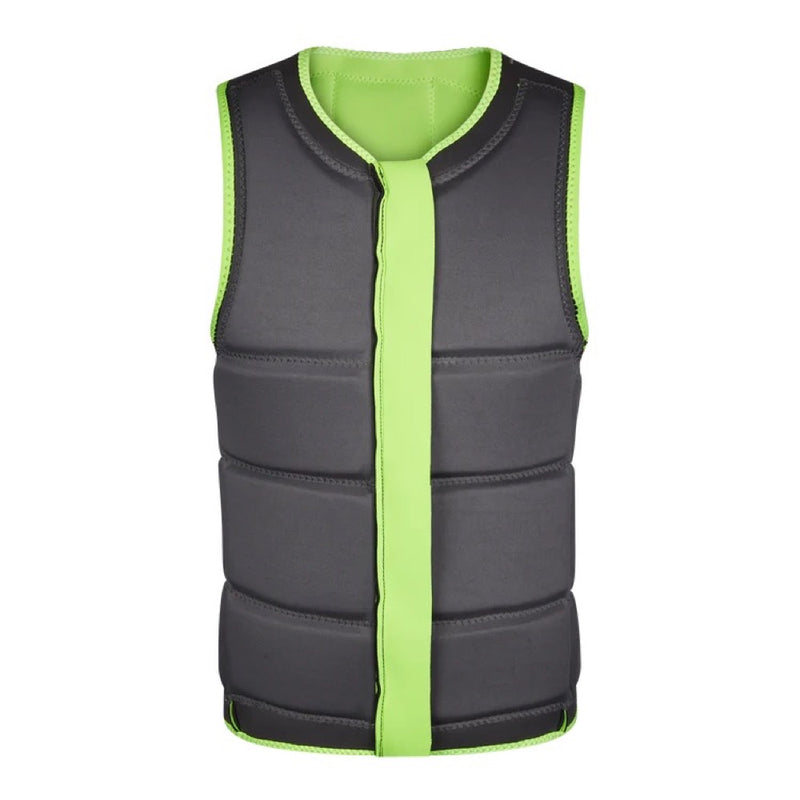 Load image into Gallery viewer, Mystic Brand Front-Zip Wake Impact Vest Flash Yellow