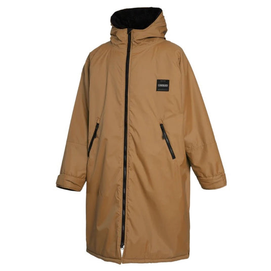 Green Hat Kiteboarding-Mystic Poncho Slate Brown-Front View