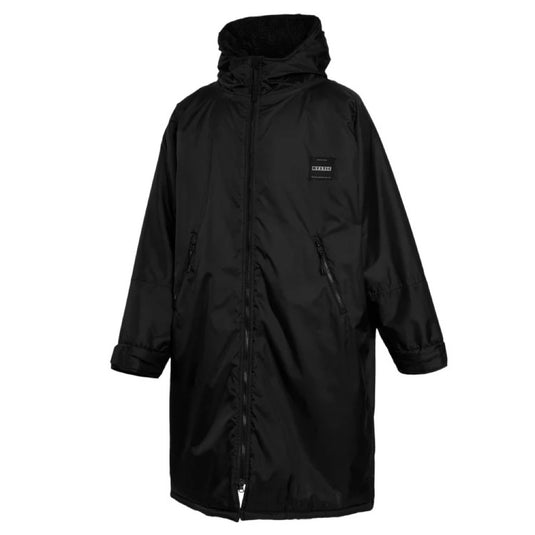 Green Hat Kiteboarding-Mystic Poncho Black-Front View